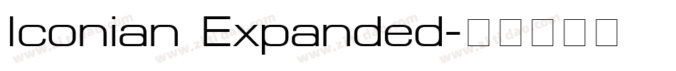 Iconian Expanded字体转换